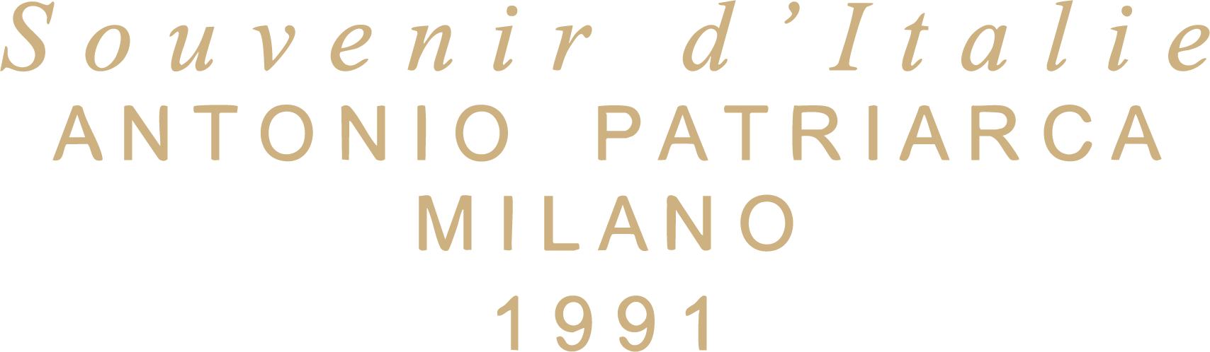 Antonio Patriarca Milano 1991
